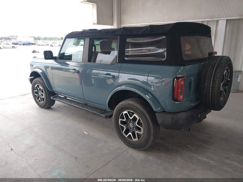 Vin: 1fmde5bh1mlb04614, lot: 46287262, ford bronco outer banks 20213