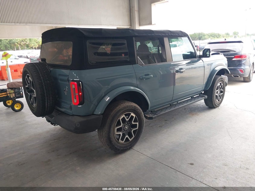 Vin: 1fmde5bh1mlb04614, lot: 46287262, ford bronco outer banks 20214