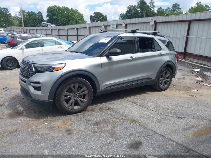 Vin: 1fmsk7dh3mgb11372, lot: 46287289, ford explorer xlt 20212