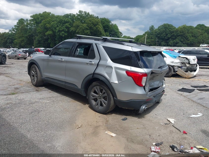 Vin: 1fmsk7dh3mgb11372, lot: 46287289, ford explorer xlt 20213