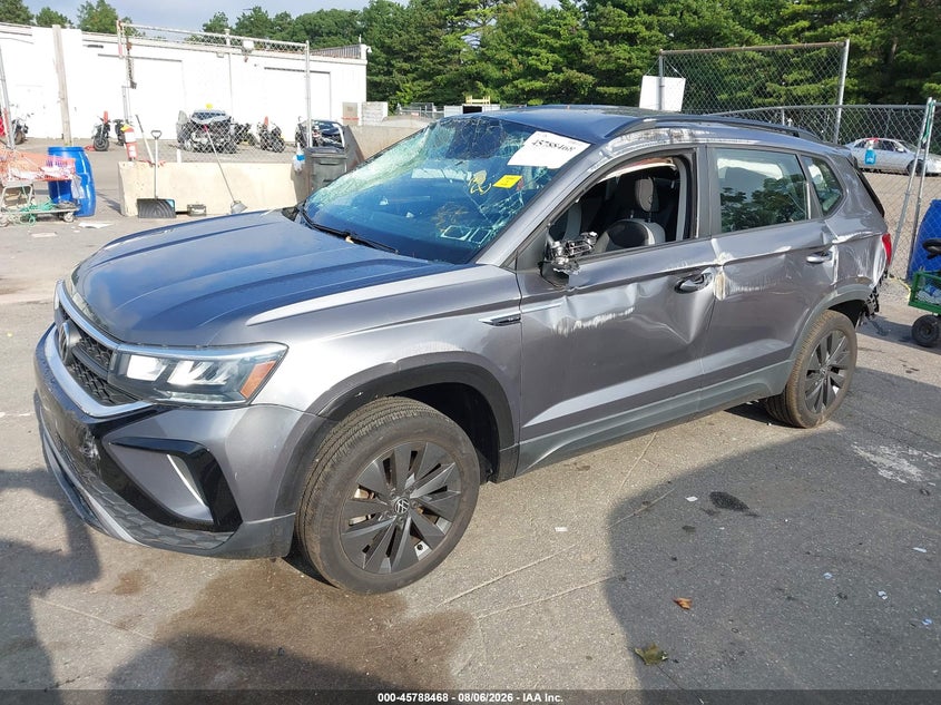 Vin: 3vvcx7b23nm008146, lot: 46287292, volkswagen taos 1.5t s 20222