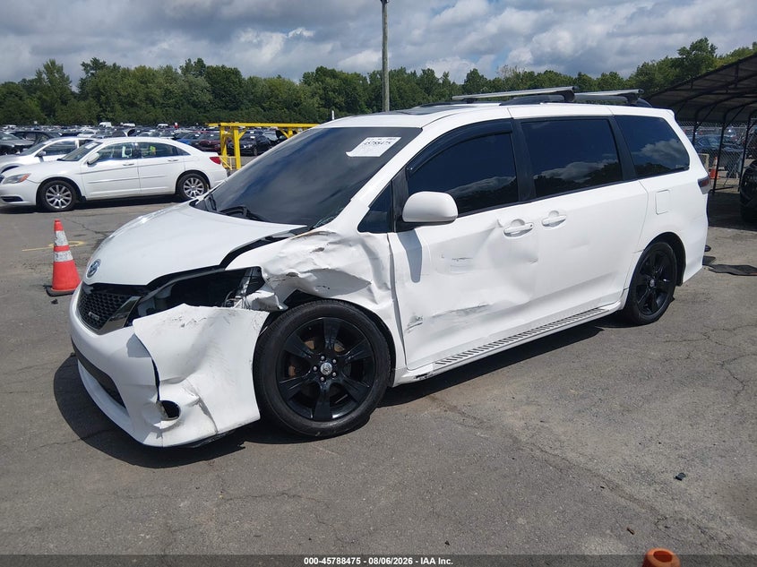 Vin: 5tdxk3dc3bs105971, lot: 46287299, toyota sienna se 20112