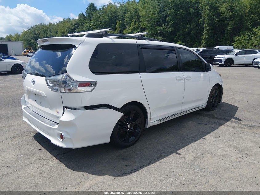 Vin: 5tdxk3dc3bs105971, lot: 46287299, toyota sienna se 20114