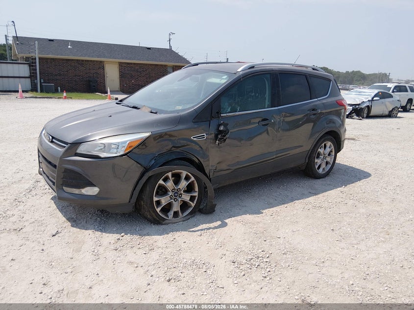 Vin: 1fmcu9jx0fuc62129, lot: 46287302, ford escape titanium 20152