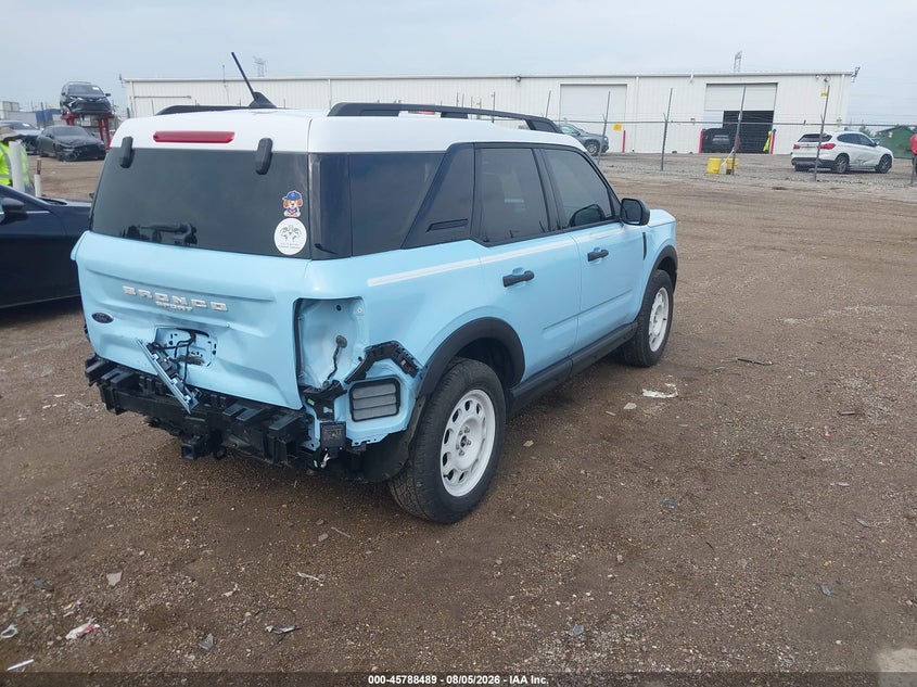 Vin: 3fmcr9g62rrf11087, lot: 46287313, ford bronco sport heritage 20244