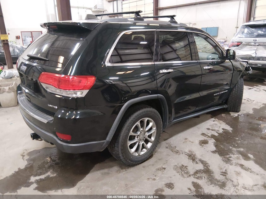 Vin: 1c4rjfbt8ec195379, lot: 46287370, jeep grand cherokee limited 20144