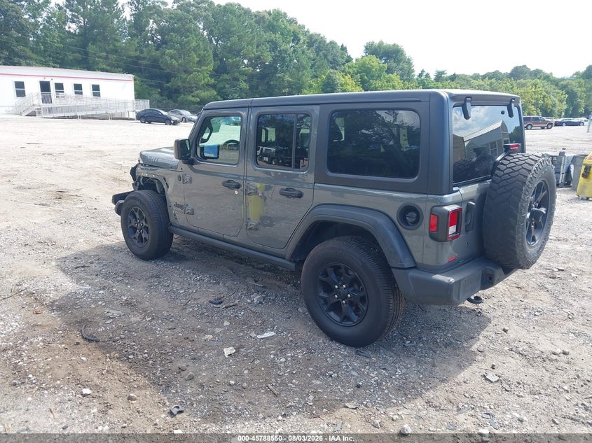 Vin: 1c4hjxdg9lw267669, lot: 46287374, jeep wrangler unlimited willys 4x4 20203