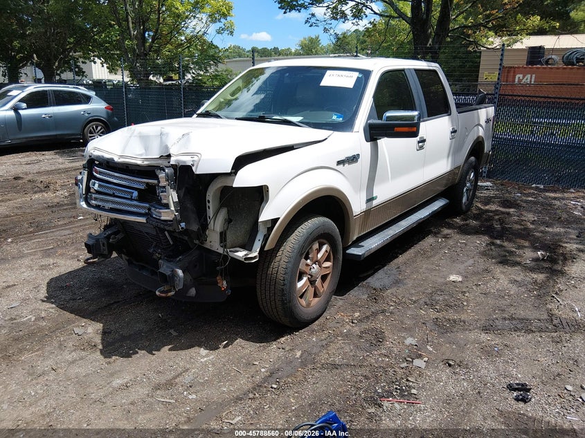 Vin: 1ftfw1et4dkf76542, lot: 46287384, ford f-150 lariat 20132