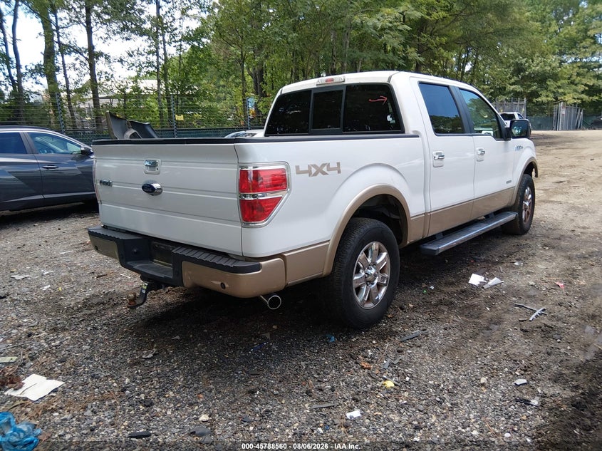 Vin: 1ftfw1et4dkf76542, lot: 46287384, ford f-150 lariat 20134