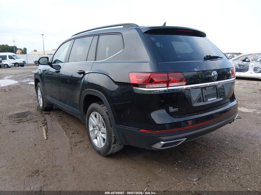 Vin: 1v2gp2ca3mc523106, lot: 46287391, volkswagen atlas 2.0t s 20213