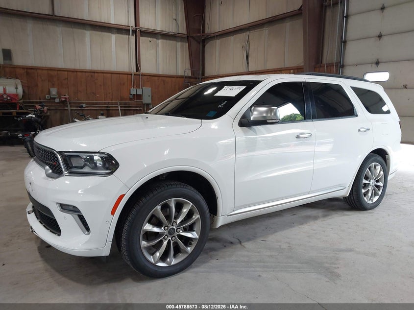 Vin: 1c4sdjet7nc133706, lot: 46287397, dodge durango citadel awd 20222