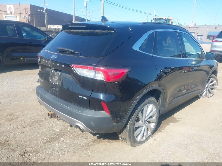 Vin: 1fmcu9j9xmua28983, lot: 46287401, ford escape titanium 20214