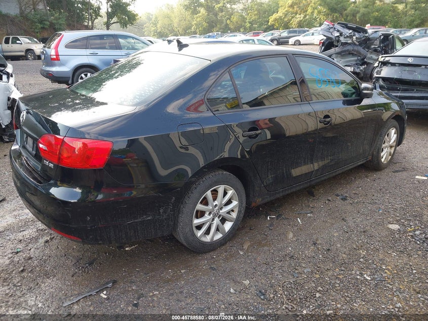 Vin: 3vwdz7aj9bm327470, lot: 46287404, volkswagen jetta 2.5l se 20114