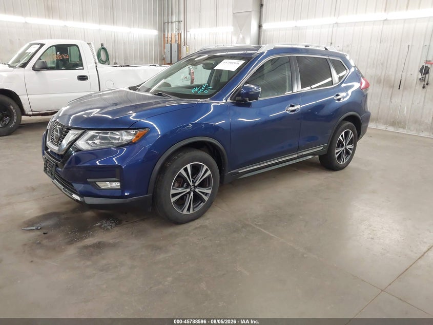 Vin: 5n1at2mv7jc799669, lot: 46287420, nissan rogue sl 20182