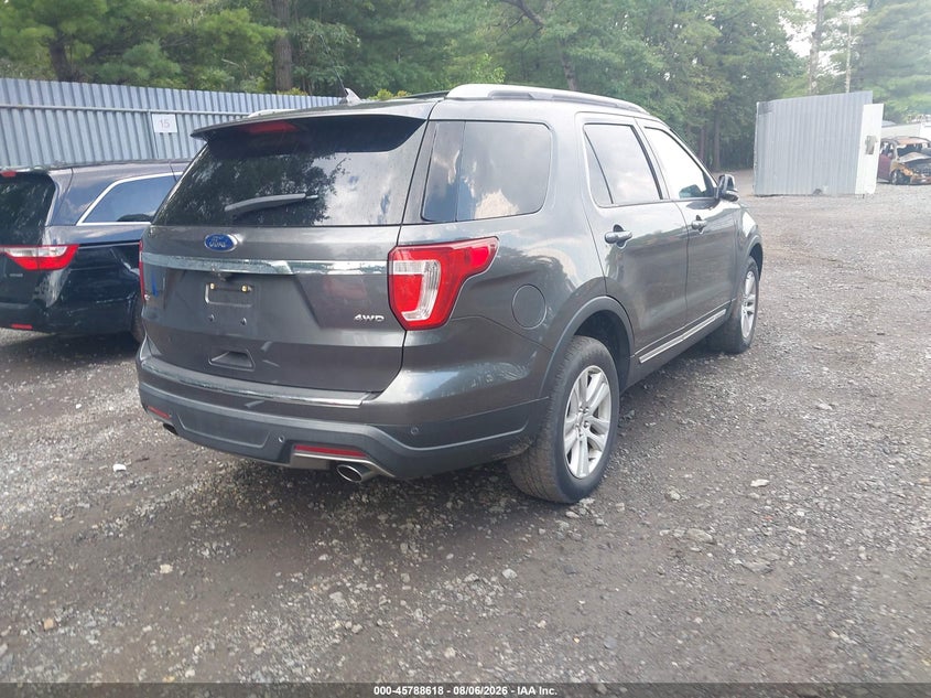 Vin: 1fm5k8d81jga01581, lot: 46287442, ford explorer xlt 20184