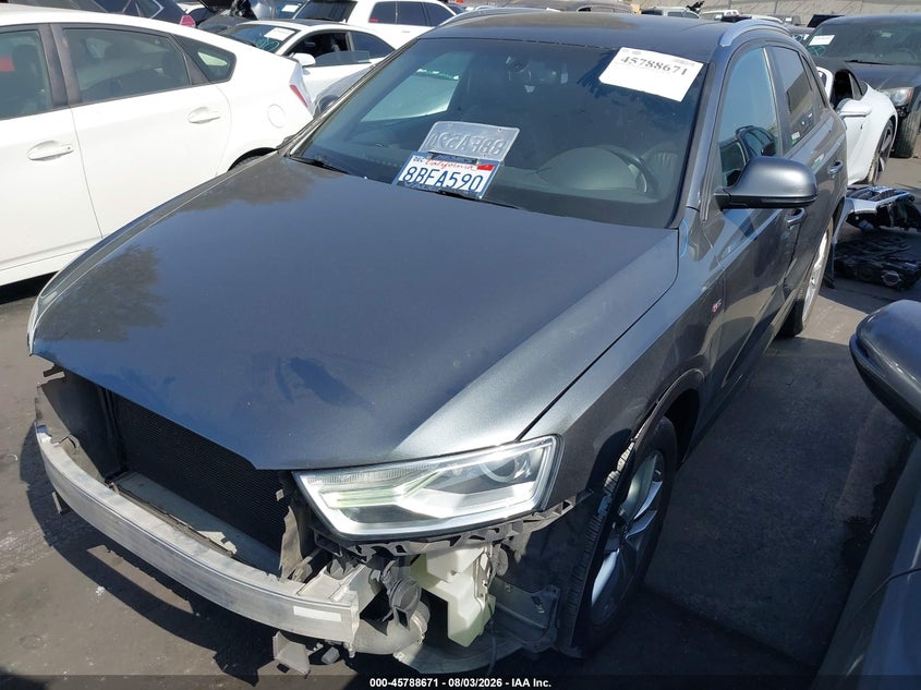 Vin: wa1bccfs9jr015047, lot: 46287495, audi q3 2.0t premium/2.0t sport premium 20182