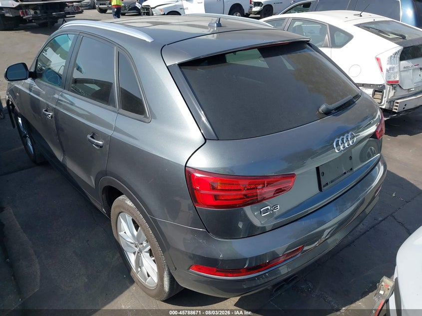 Vin: wa1bccfs9jr015047, lot: 46287495, audi q3 2.0t premium/2.0t sport premium 20183