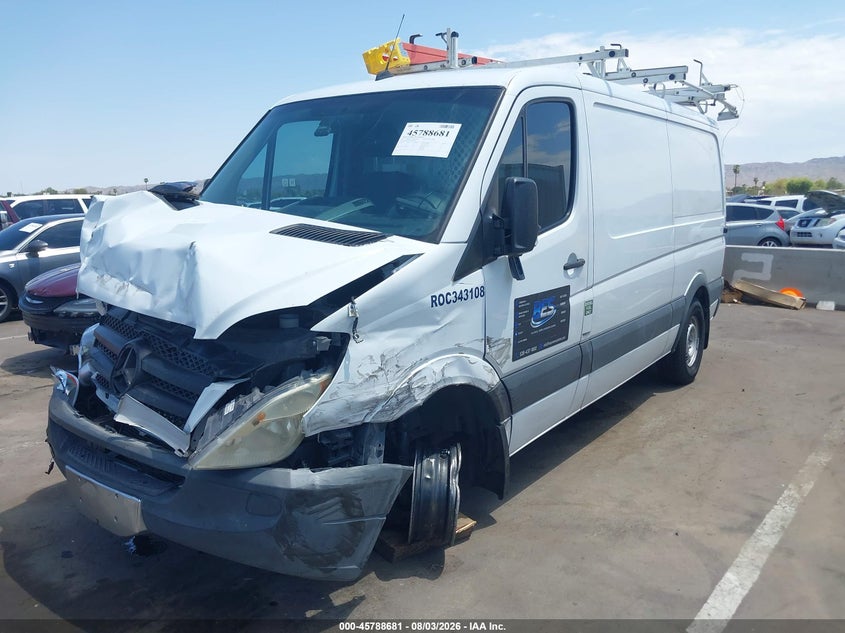 Vin: wd3pe7cc5d5801993, lot: 46287505, mercedes-benz sprinter 2500 normal roof 20132