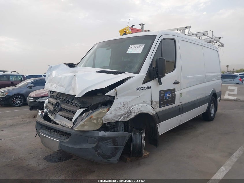 Vin: wd3pe7cc5d5801993, lot: 46287505, mercedes-benz sprinter 2500 normal roof 20132