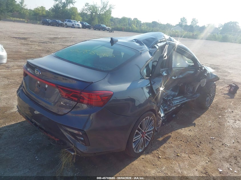 Vin: 3kpf44ac6me398410, lot: 46287509, kia forte gt 20214