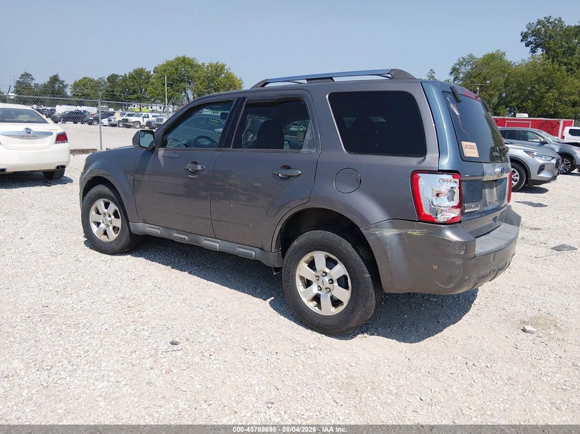Vin: 1fmcu0e7xbka47546, lot: 46287522, ford escape limited 20113