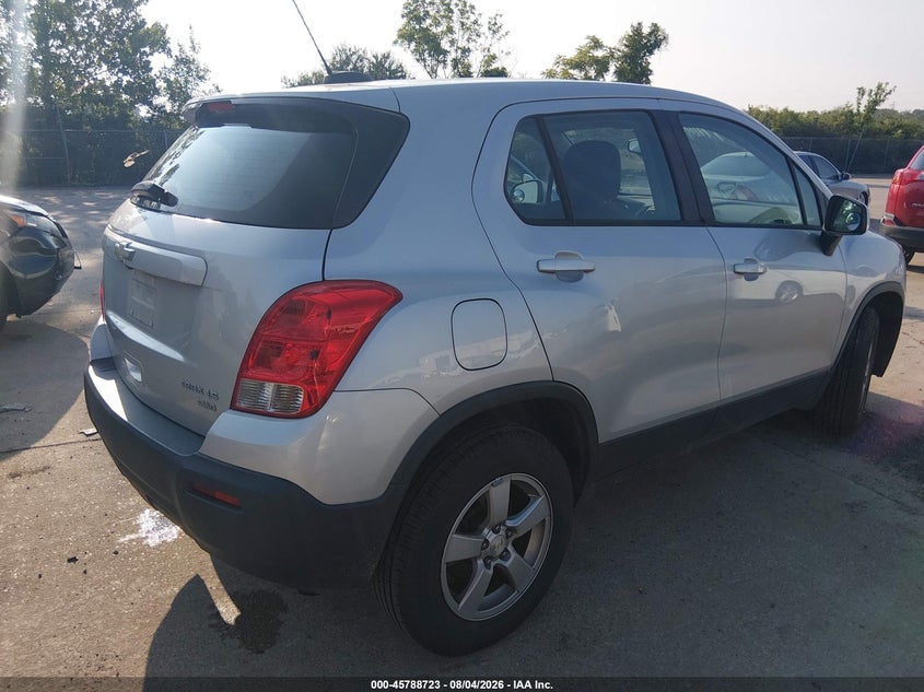 Vin: 3gncjnsb7gl274497, lot: 46287547, chevrolet trax ls 20164