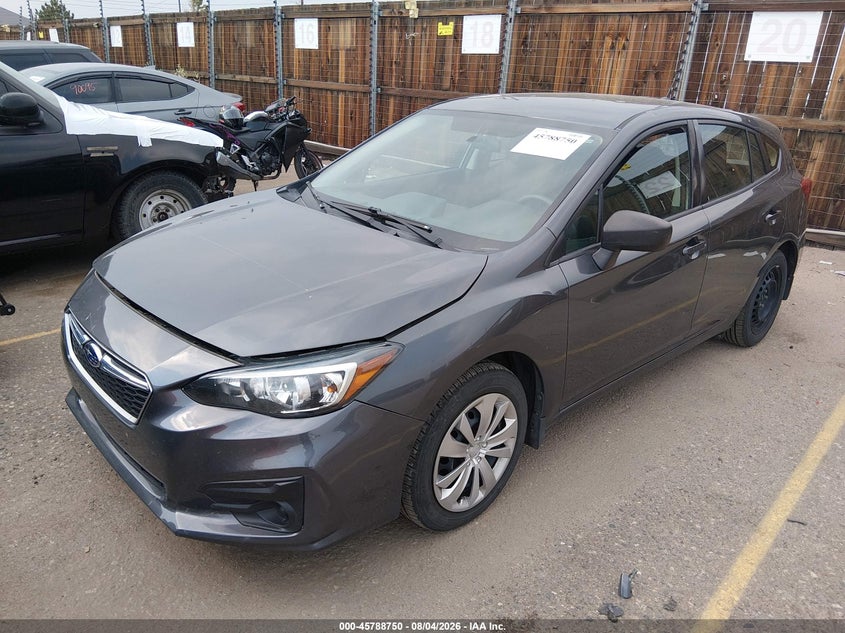 Vin: 4s3gtaa61j3702827, lot: 46287574, subaru impreza 2.0i 20182