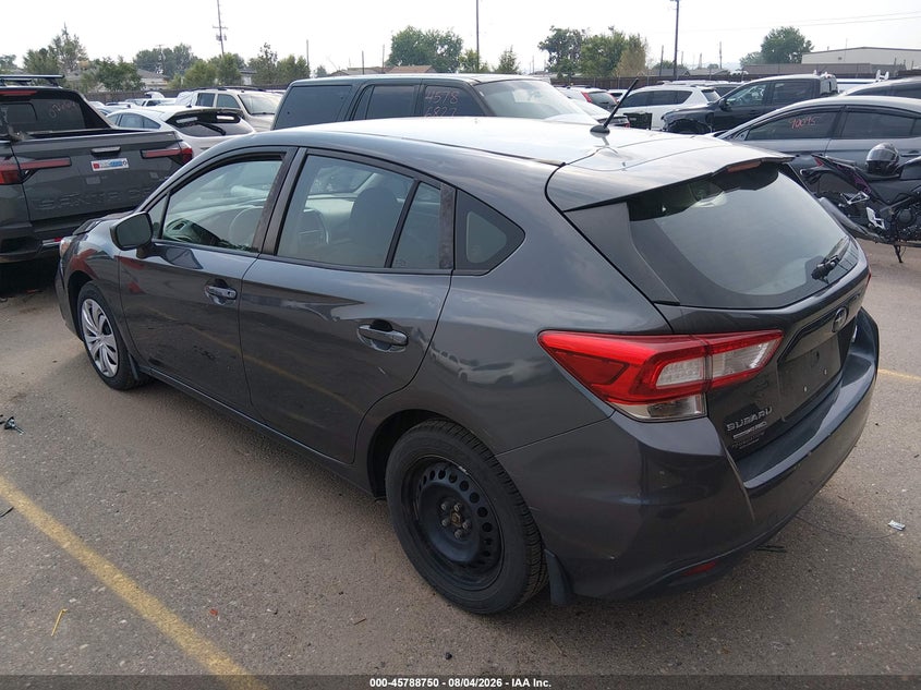 Vin: 4s3gtaa61j3702827, lot: 46287574, subaru impreza 2.0i 20183