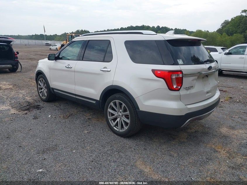 Vin: 1fm5k7f87hgc06551, lot: 46287613, ford explorer limited 20173
