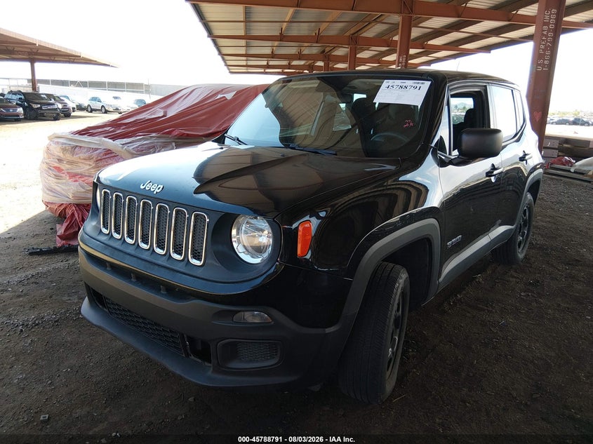 2016 Jeep Renegade, Удар сзади, IAAI, VIN ZACCJBAT4GPC85398 — фото 2
