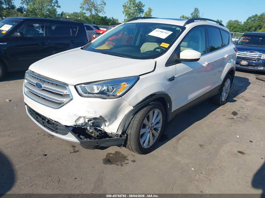 Vin: 1fmcu9hd0kua76239, lot: 46287616, ford escape sel 20192