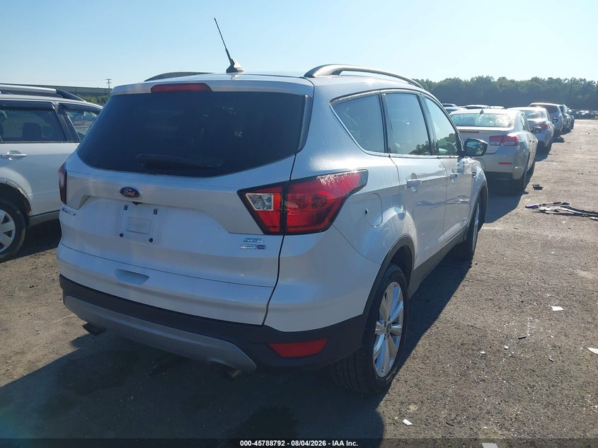 Vin: 1fmcu9hd0kua76239, lot: 46287616, ford escape sel 20194