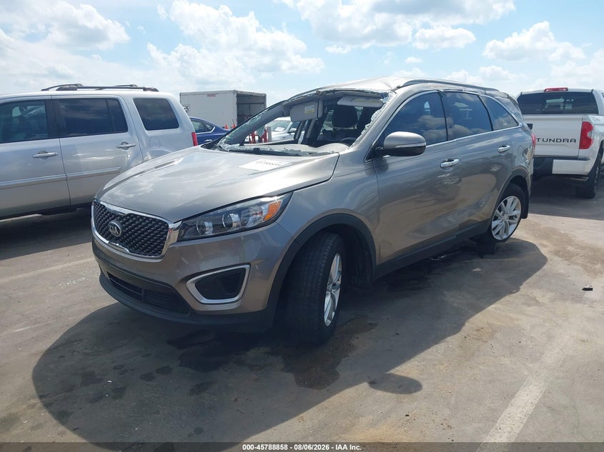 Vin: 5xypg4a32hg272498, lot: 46287682, kia sorento 2.4l lx 20172