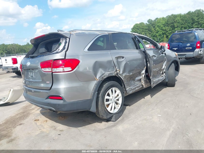 Vin: 5xypg4a32hg272498, lot: 46287682, kia sorento 2.4l lx 20174