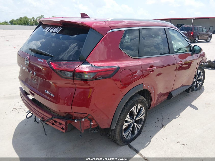 Vin: 5n1bt3bb4nc729121, lot: 46287716, nissan rogue sv intelligent awd 20224