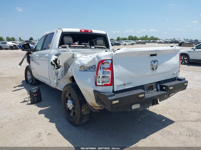 Vin: 3c6ur5dl0ng146210, lot: 46287718, ram 2500 lone star  4x4 6'4 box 20223