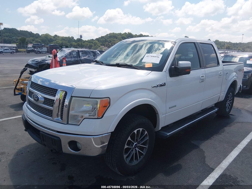 Vin: 1ftfw1et8bfd29417, lot: 46287720, ford f-150 lariat 20112