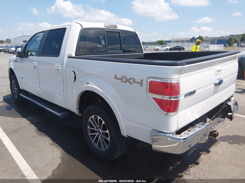Vin: 1ftfw1et8bfd29417, lot: 46287720, ford f-150 lariat 20113