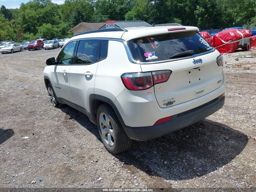 Vin: 3c4njdbb7jt114042, lot: 46287759, jeep compass latitude 4x4 20183
