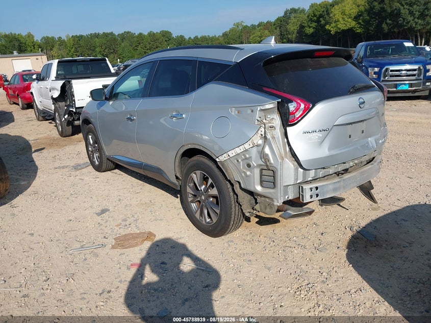 NISSAN MURANO 2017 VIN 5N1AZ2MG3HN157951