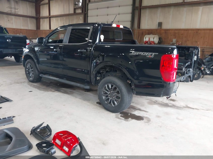 Vin: 1fter4fh3kla74966, lot: 46287767, ford ranger xlt 20193