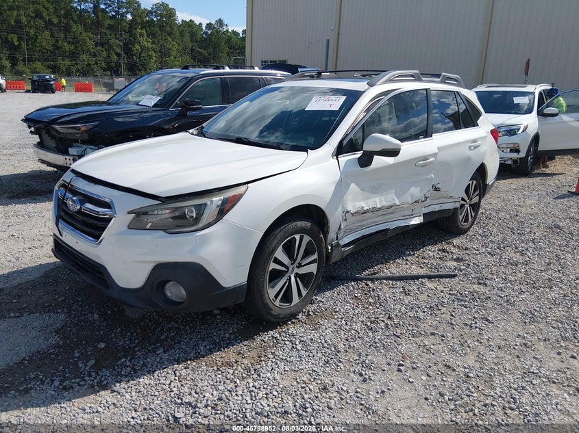 Vin: 4s4bsancxj3238834, lot: 46287775, subaru outback 2.5i limited 20182