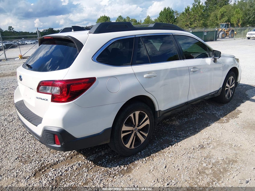 Vin: 4s4bsancxj3238834, lot: 46287775, subaru outback 2.5i limited 20184