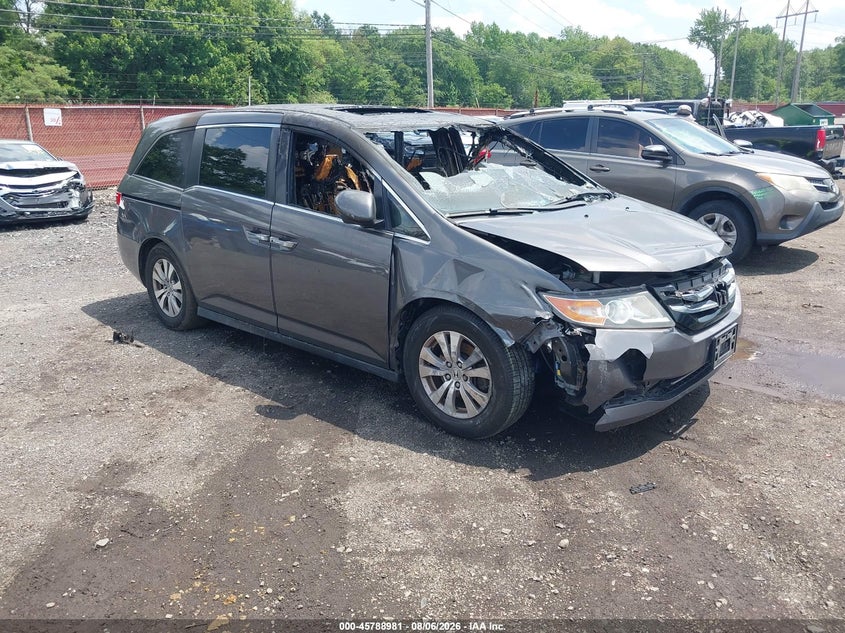 Vin: 5fnrl5h60fb109654, lot: 46287805, honda odyssey ex-l 2015 img_1