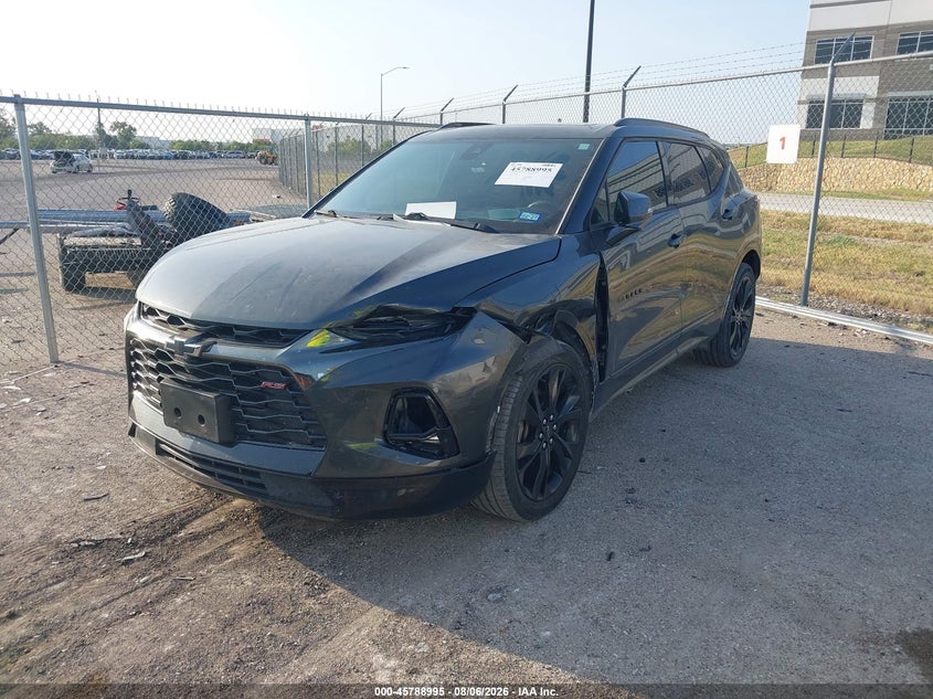 Vin: 3gnkbjrs6ks677599, lot: 46287819, chevrolet blazer rs 20192