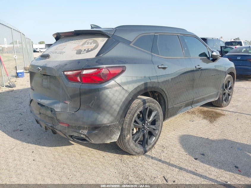 Vin: 3gnkbjrs6ks677599, lot: 46287819, chevrolet blazer rs 20194
