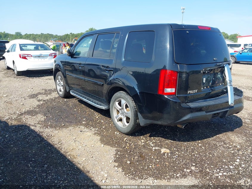Vin: 5fnyf4h57db023064, lot: 46287842, honda pilot ex-l 20133