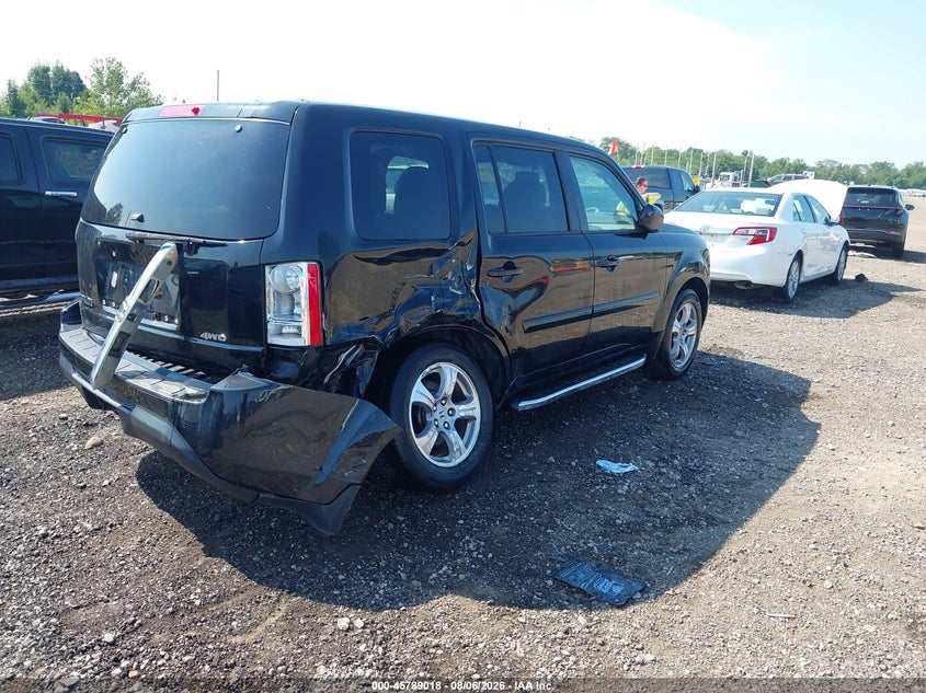 Vin: 5fnyf4h57db023064, lot: 46287842, honda pilot ex-l 20134