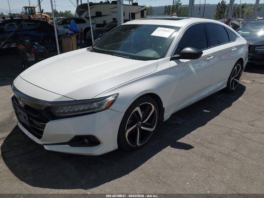 Vin: 1hgcv2f38ma028027, lot: 46287861, honda accord sport 2.0t 20212