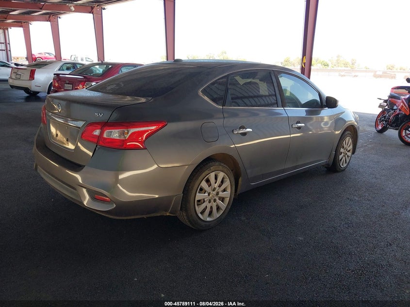 Vin: 3n1ab7ap0hl718782, lot: 46287935, nissan sentra sv 20174